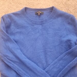 Quince Women's Vibrant Blue Crewneck Sweater